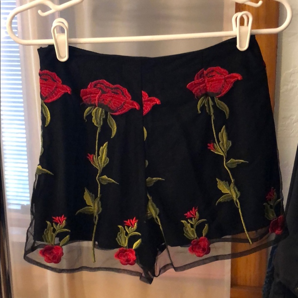 High waisted shorts